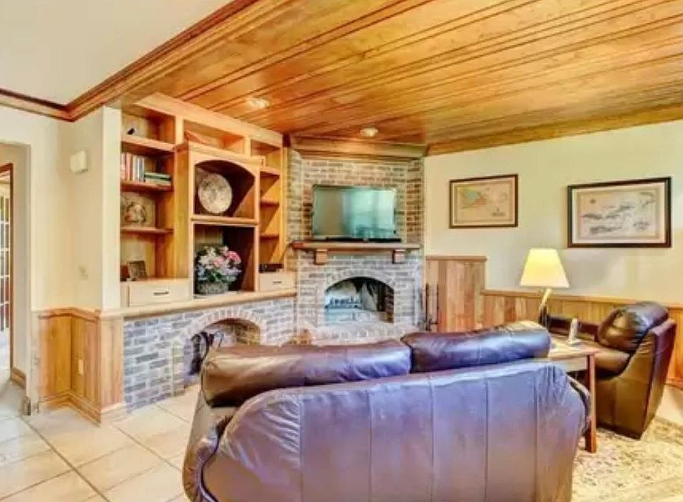 Lower level: family room
