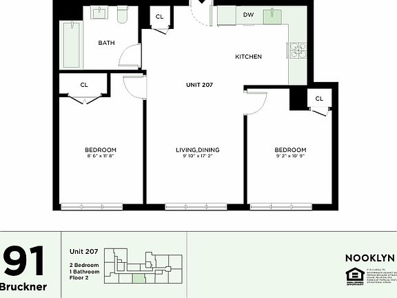 2nd image of 91 Bruckner Blvd #207