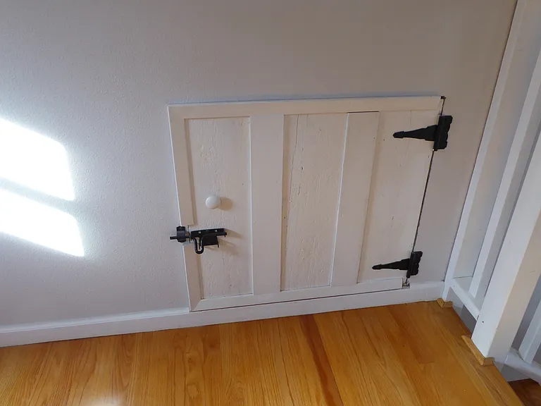 door for upstairs storage