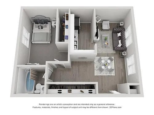 Floor plan 1X1