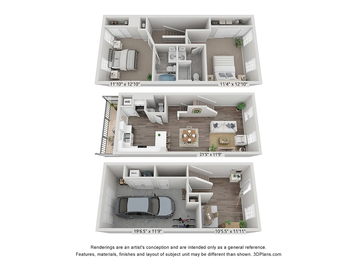 Floor plan Stansbury Town - GAHll