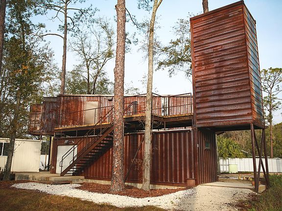 Upstairs shipping container office: $1000/mo.