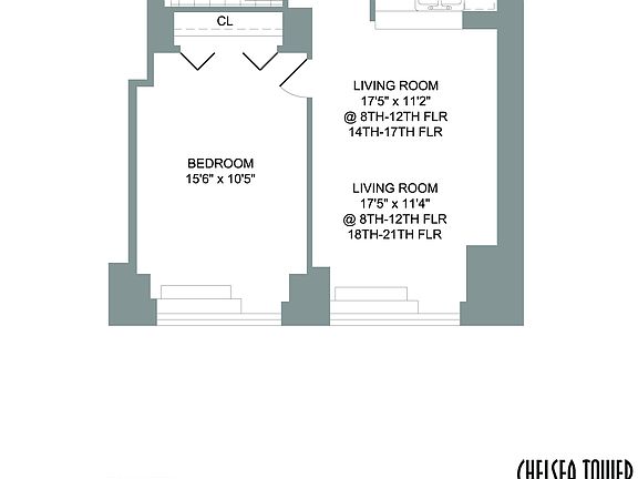 2nd image of 100 W 26th St APT 18B