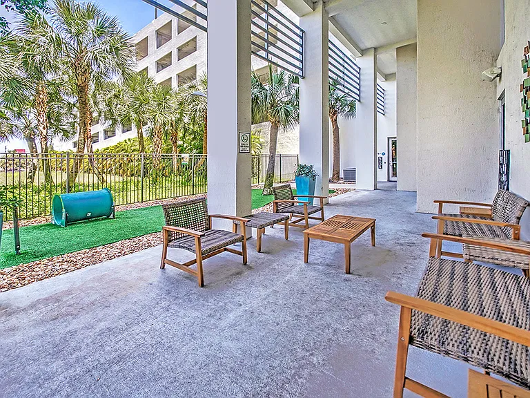 Pet Park Outdoor Lounge at Griffis North Olive