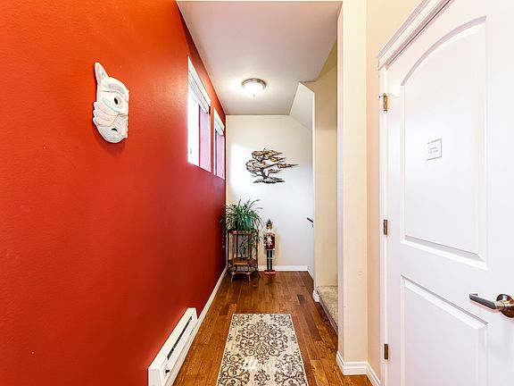 Hardwood Oak Entry, Two Panel Doors...