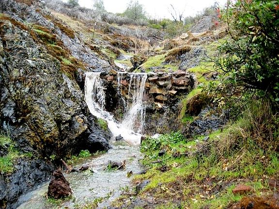 SEASONAL CREEK IN THE SPRING