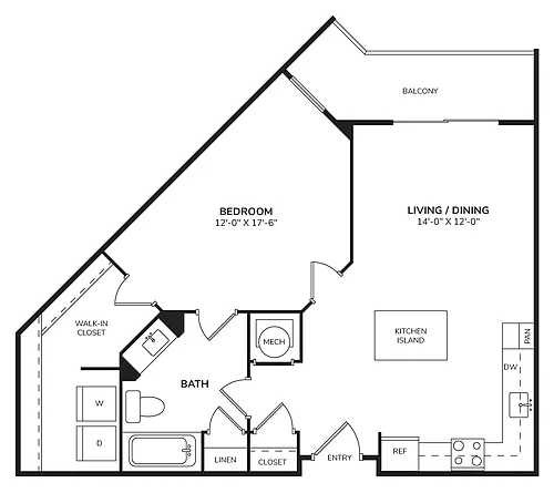 Floor plan A1 - The Aria