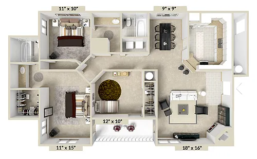 Floor plan Willow