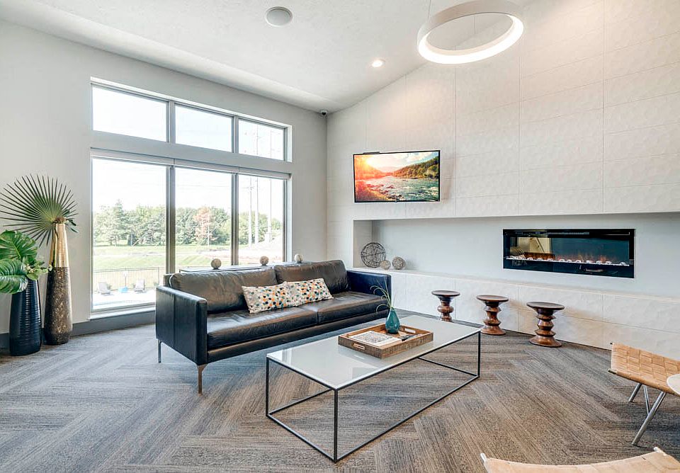 Hang out in the leasing lounge in the clubhouse welcome center.