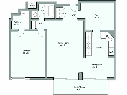 Floor plan Monet - Den