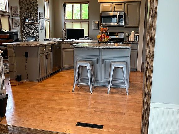 Sunroom into kitchen