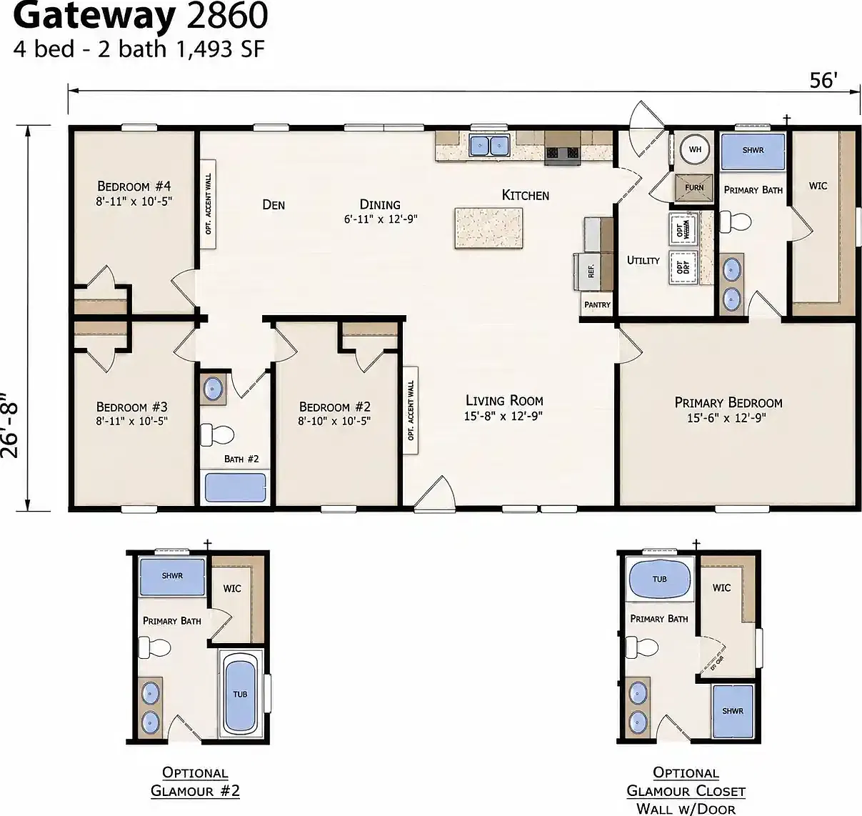 4 bed, 1493 sqft, $2,275 — Photo 4