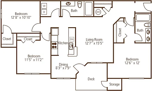 Floor plan Willow
