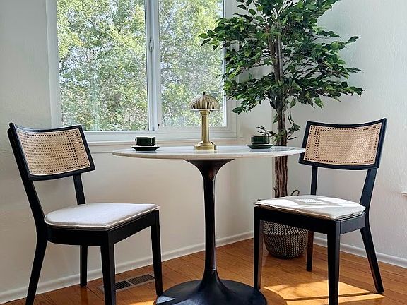 Bistro table in living room