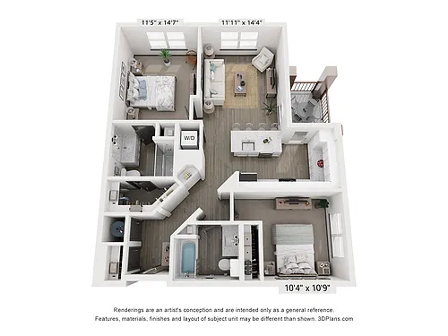 Floor plan B1