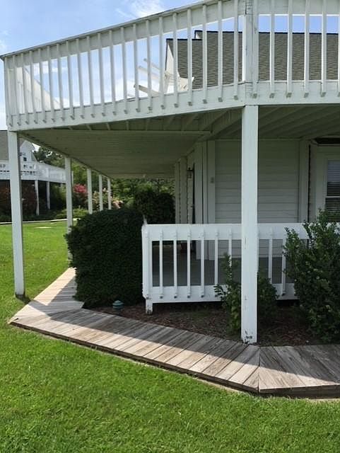 Back porch and balcony
