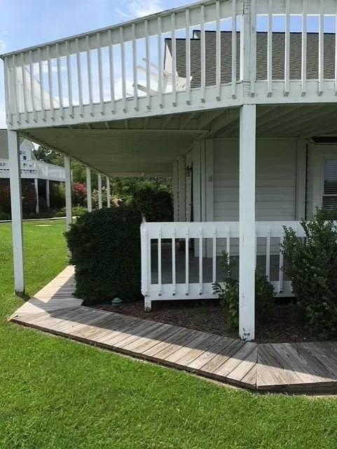 Back porch and balcony
