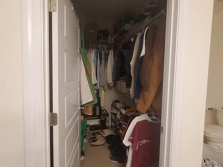 Primary walk in closet