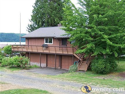 Two car garage, North side of House