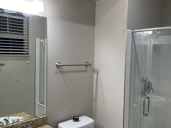Private bathroom attached to bedroom