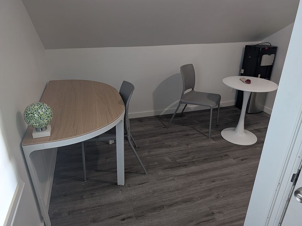 Upstairs dining/office