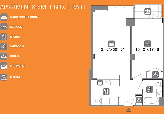 2nd image of 260 W 26th St APT 6M