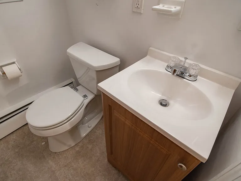 First floor half bathroom