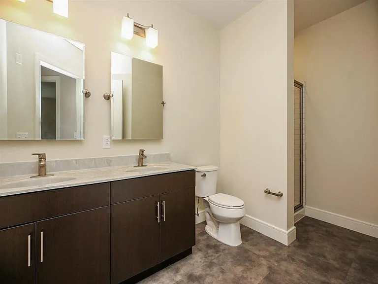 Spacious Bathrooms Feature Double Vanity Sinks