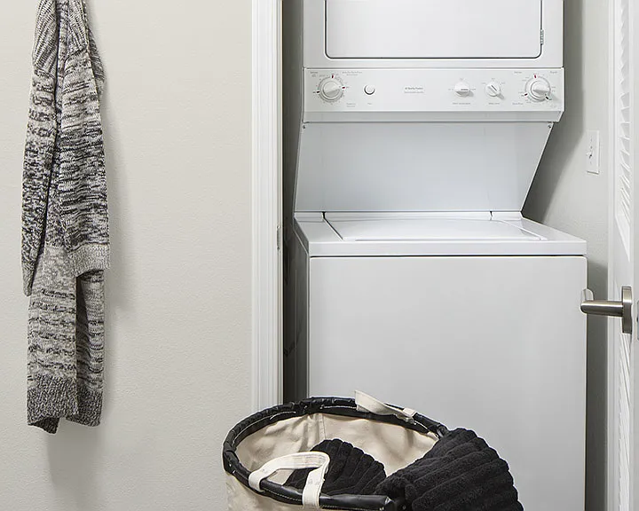 Apartment with In-Home Washer and Dryer.