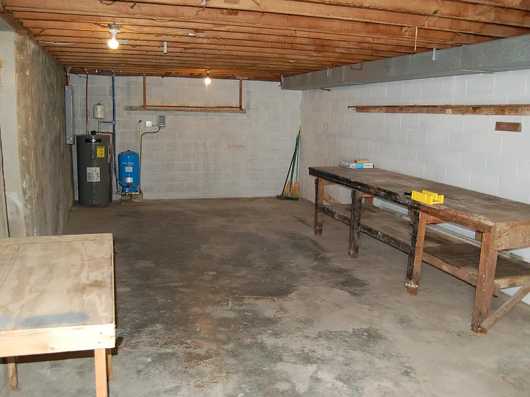 unfinished basement