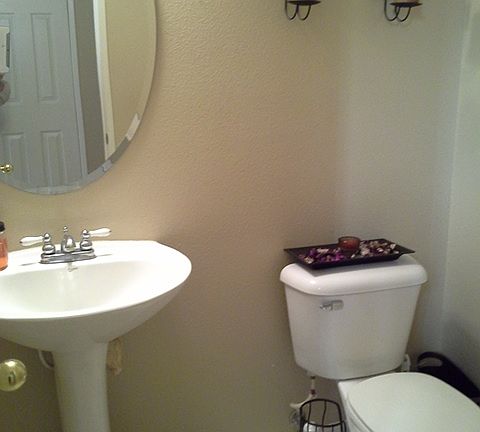 Downstairs half bath