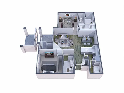 Floor plan B1 North