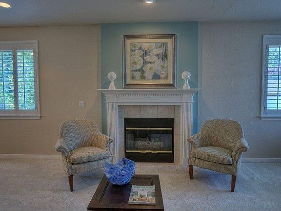 Crisp and contemporary feel to this condo.