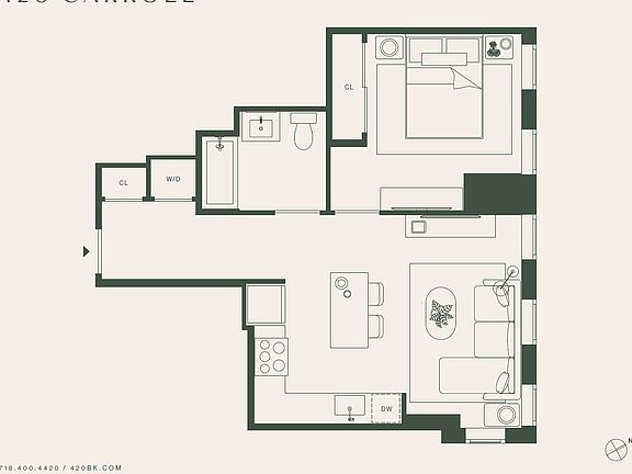 3rd image of 420 Carroll St #W606
