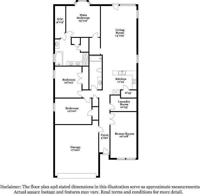 3 bed, 2.0 bath, 1857 sqft, $1,860 — Photo 2