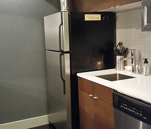 Ikea cabinets with grantie 