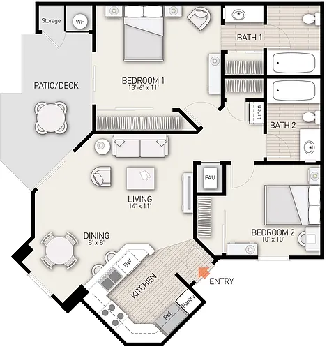 Floor plan Plan C