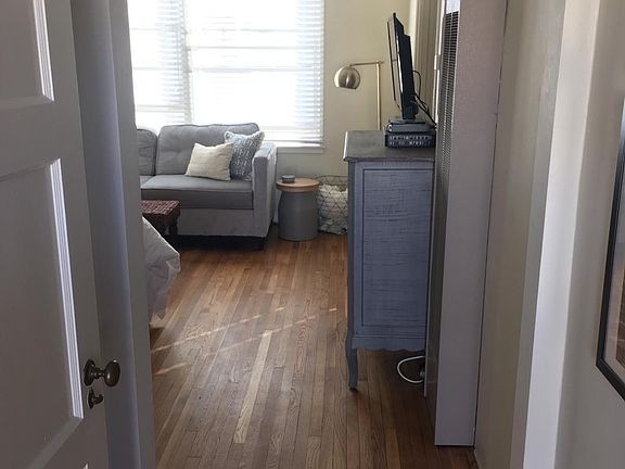 Hallway facing the living area