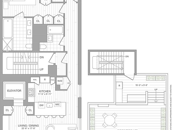 2nd image of 77 Warren St Unit Penthouse