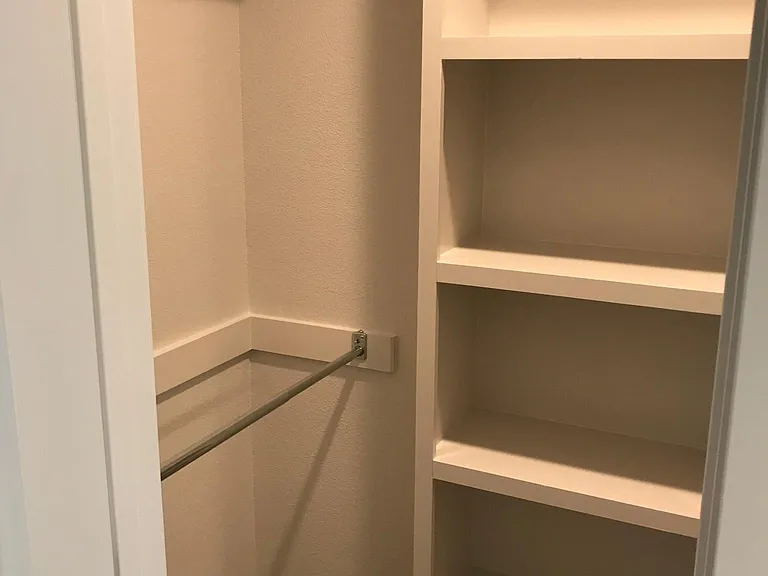 2nd floor front bedroom walk in closet