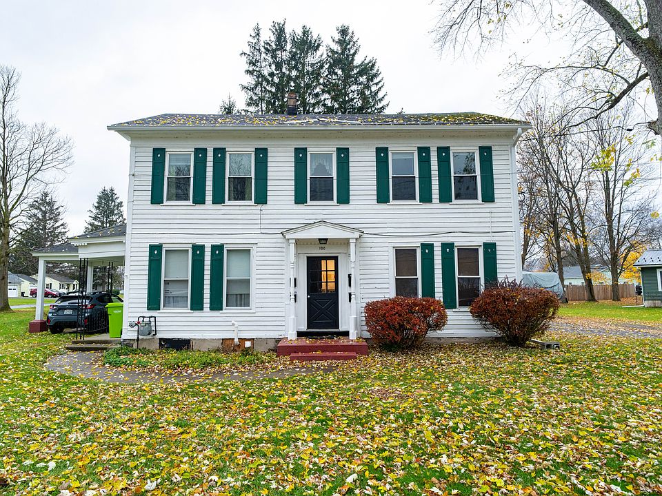100 North Main Street, a 4 unit center hall colonial. The two downstairs apartments have their own entrances.