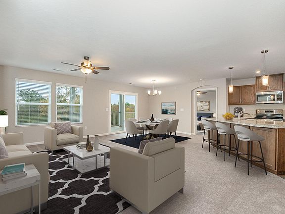 Here's what the living room could look like.