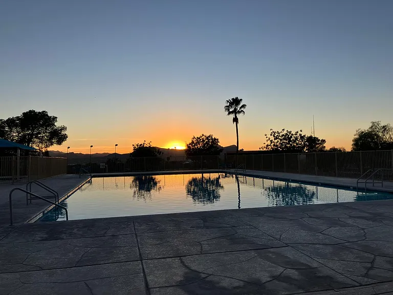 -Community Pool_Nighttime