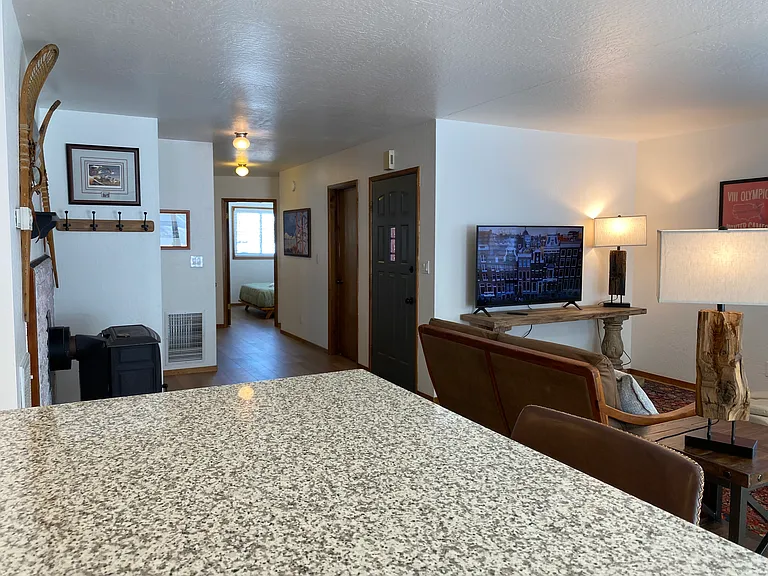Look towards front from kitchen counter