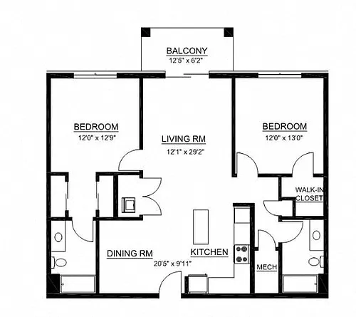 Floor plan B1