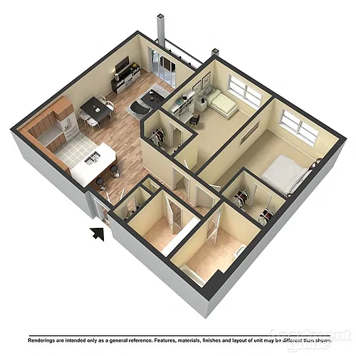 Floor plan 2 Bedroom