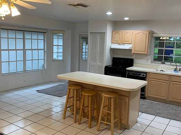 Lake facing open kitchen