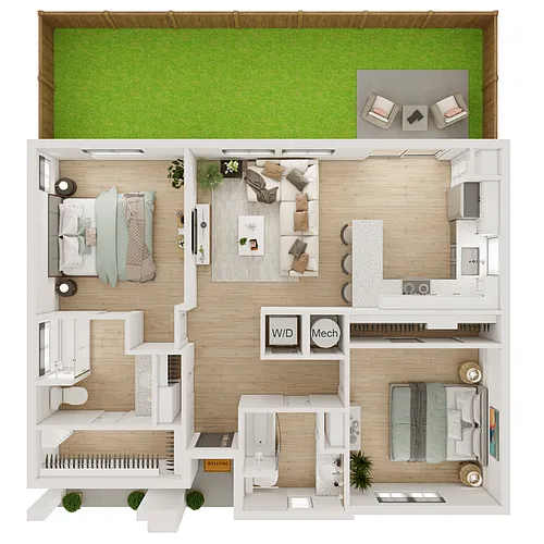 Floor plan B1