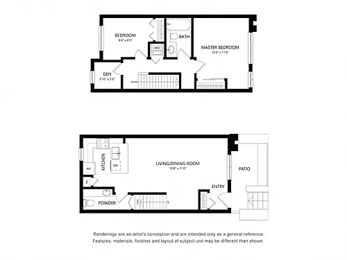 Floor plan O2 Townhouse