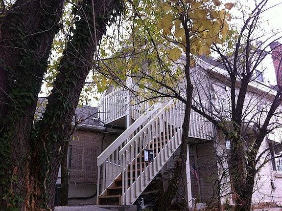 Stairs to the apartment